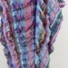 Sangria, a woven dress in purples, asymmetrical design 4-16