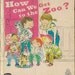 VINTAGE KIDS BOOK How Can We Get to the Zoo a Whitman Tell-a-Tale Book