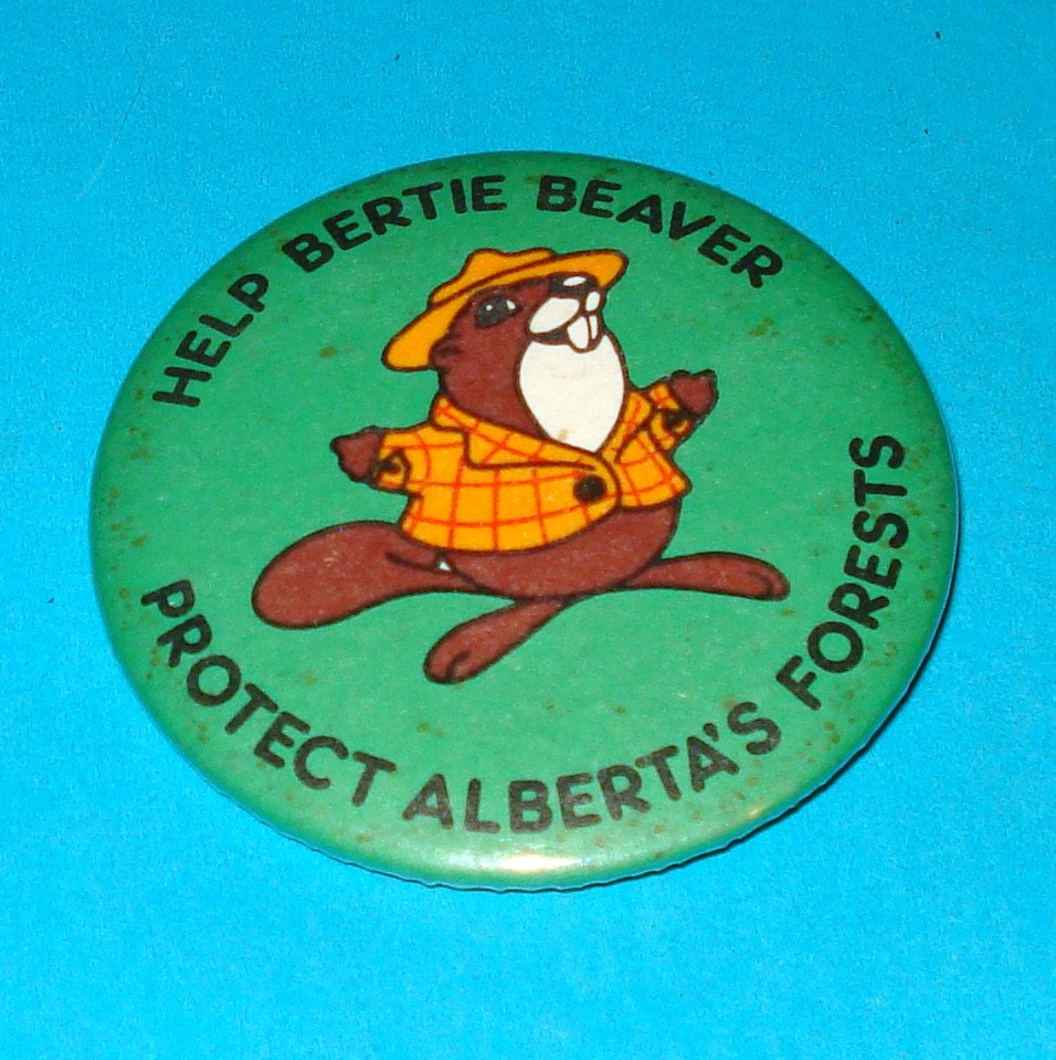 Walt Disney Character Bertie Beaver Alberta Forestry Vintage