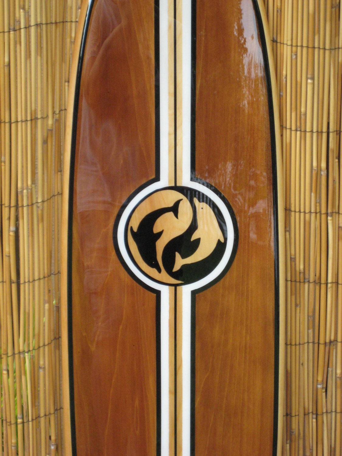 Decorative Wooden Surfboard Wall Art for a Hotel Restaurant