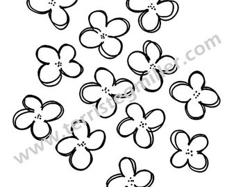 Thermofax Screen - Mini Flowers