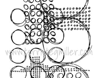 Thermofax Screen - Layered Circles