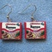 CLOSEOUT - Yummy Ramen Noodle Kitsch Dangle Polymer Clay Junk Food Earrings Hypo Allergenic Nickle-Free