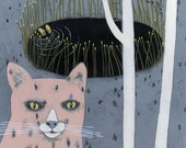 original art painting - Well