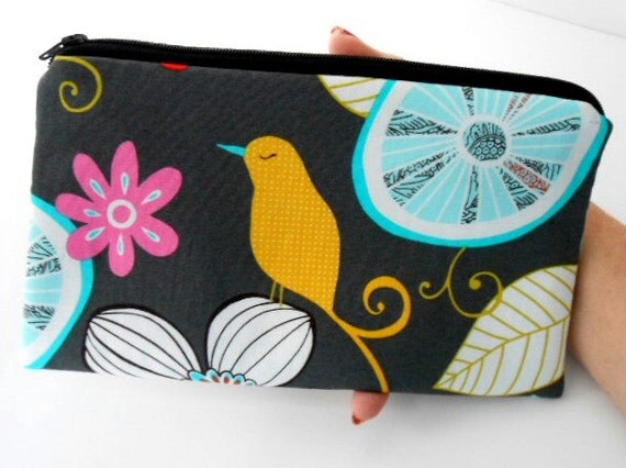 Large Zipper Pouch Cosmetic Bag ECO Friendly Padded NEW