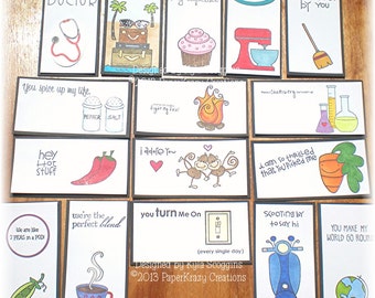 Adult Lunch Box Love Notes Great for Couples, Grown Up Lunch Box Notes, Adult Lunch Notes