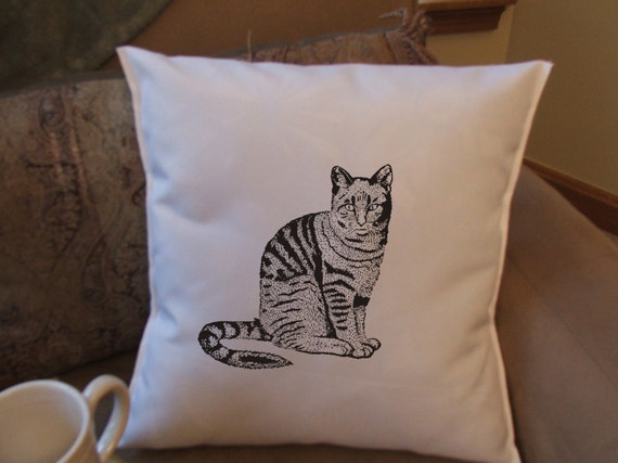 cat throw pillow covers