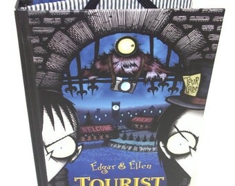 SALE Cover for Kindle Nook or Kobo - Tablet Case made from a Edgar and Ellen tourist Trap Book Ereader Cover