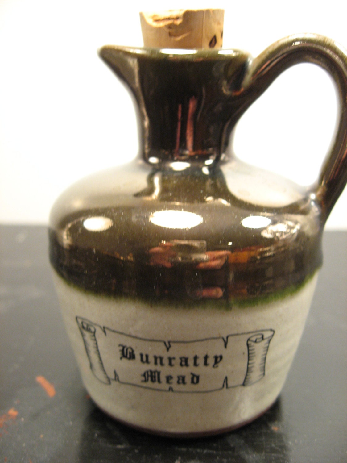 vintage stoneware mead liquor jug Bunratty Mead Ireland