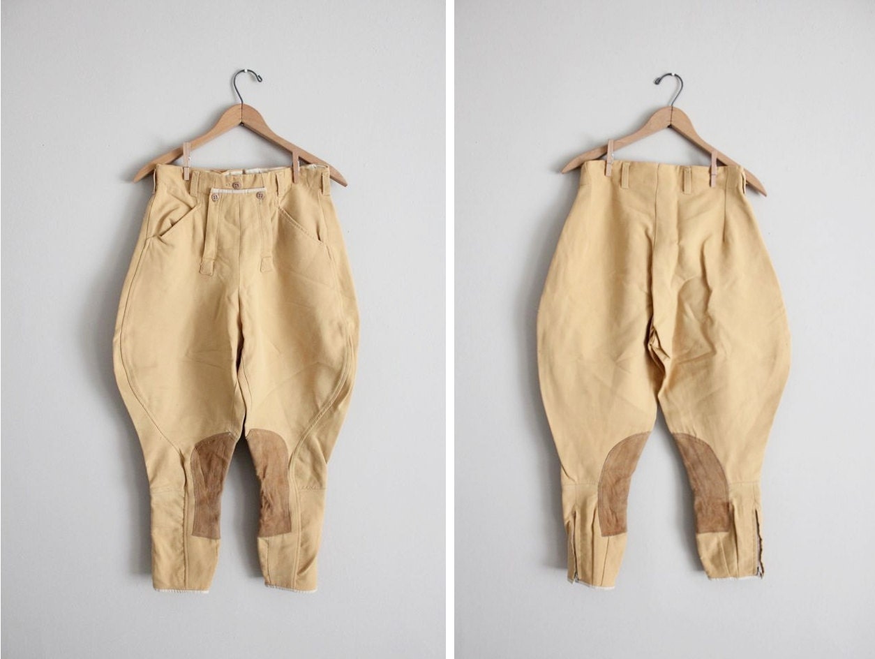 1940s mens breeches / vintage riding jodhpurs