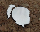 Custom Sterling Silver Silhouette Pendant