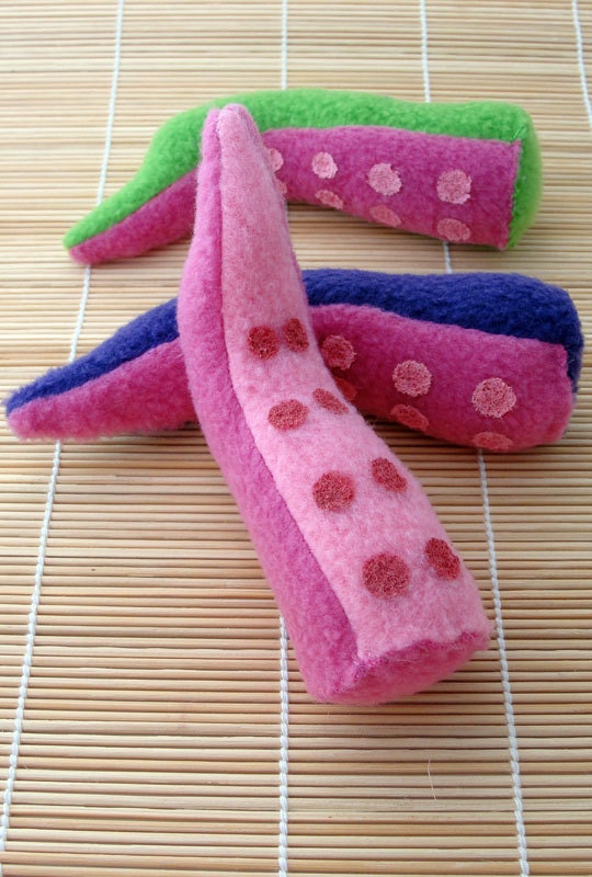 Squid Tentacle Cat Toy with catnip