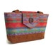 SALE Southwestern Navajo Design - Wayfarer Purse - Faux Suede - VEGAN