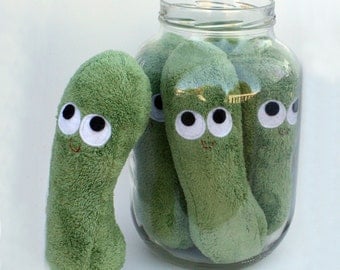 Dill Pickle - Plush Food - One Pickle
