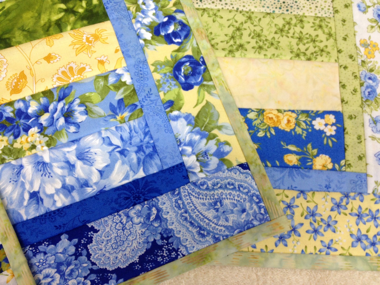 SPRING Quilted Placemats Set of 4