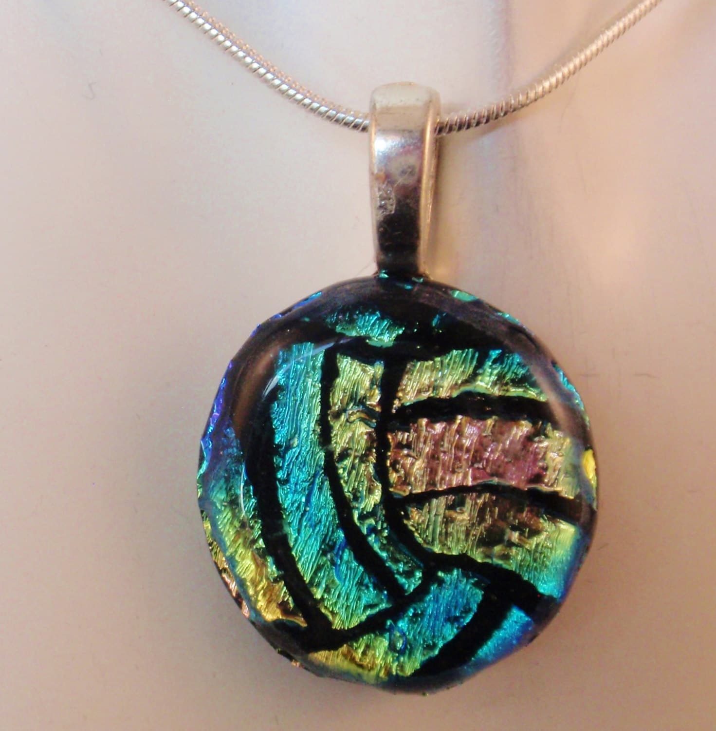 Volleyball Necklace Pendant Water Polo Necklace by bymisty