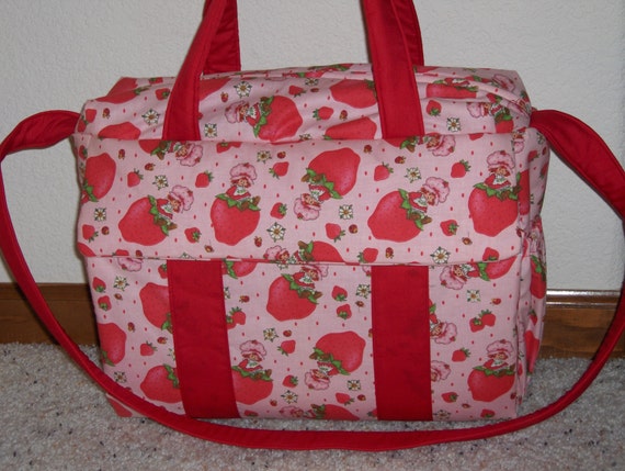 Strawberry Shortcake Diaper Bag w/change pad by EMIJANE