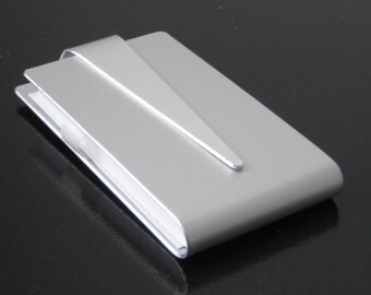 Sleek Metal Business Card Case
