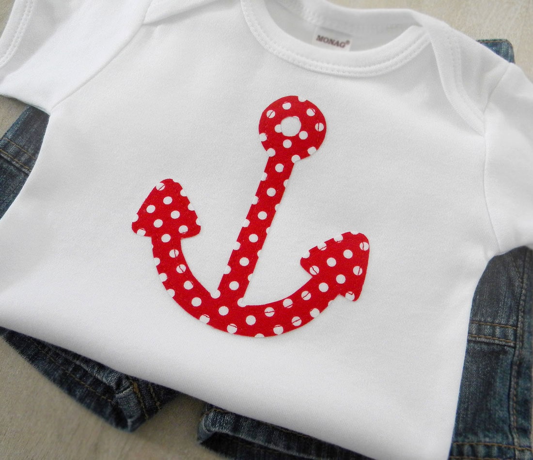 Nautical Baby Clothing // Anchor // Gender Neutral Baby