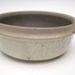 Raku planter cactus succulent bonsai off white grey contemporary ceramic plant pot 6 1/2 x 2 3/4 bz-5 Free shipping