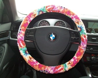 Tie Dye Steering Wheel Cover