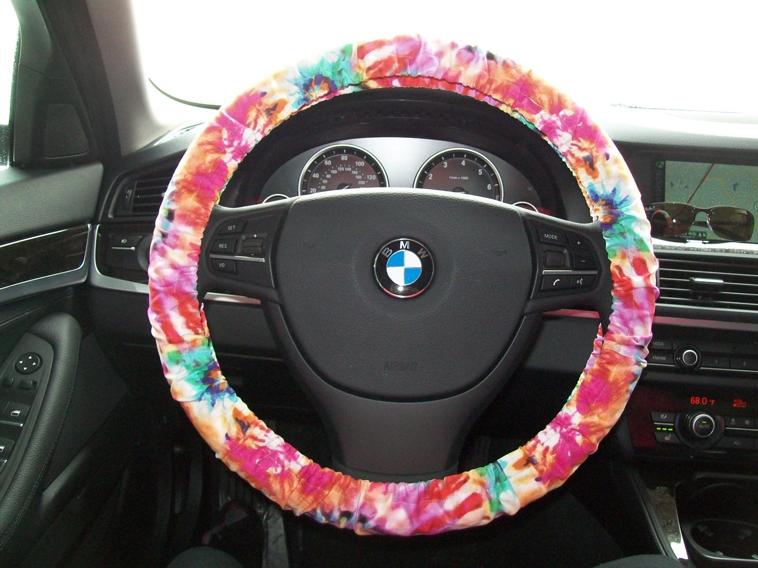 Tie Dye Steering Wheel Cover Steering Wheel Cover Zoom