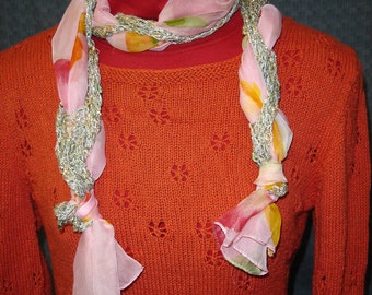 Items similar to Neckwarmer with scarf, One of A Kind Design, Ready to ...