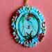 Floral Daisy De La Cruz Cameo Necklace