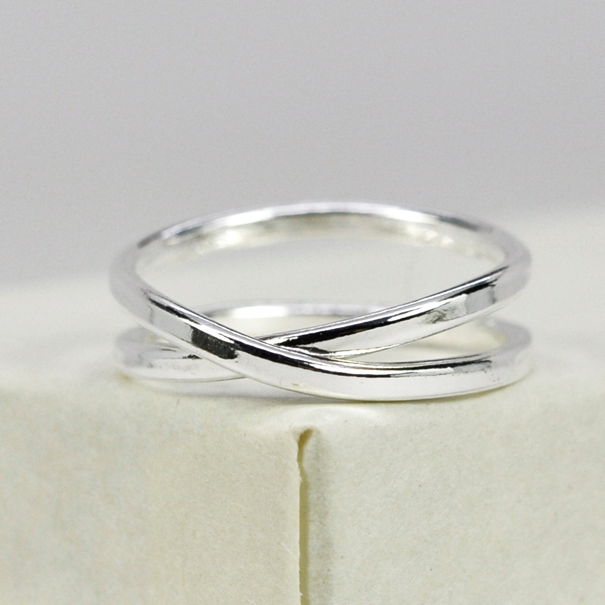 Infinity Ring Pure Silver Unique Style Infinity Ring Eco