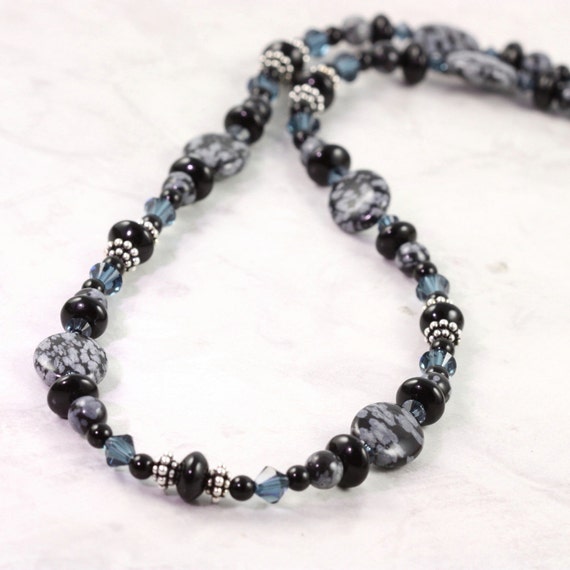 blue obsidian jewelry