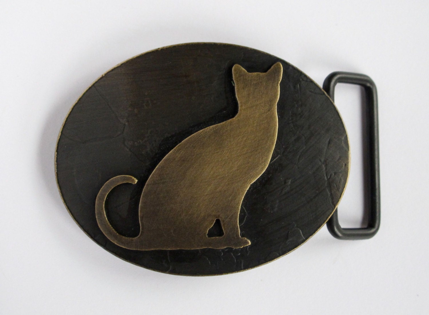 belt buckle Brass Cat Belt Buckle by by steeltoestudios