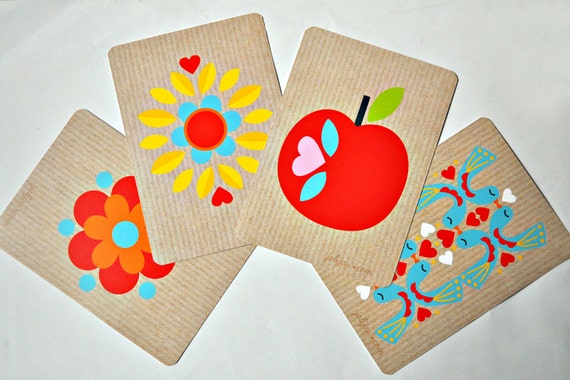cards by Jolijou on Etsy