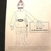 Colette Wolff Doll Pattern Platypus Publications 1975 Sir Gore the Dreaded Black Knight Doll Pattern Stuffed Doll with Clothes Pattern