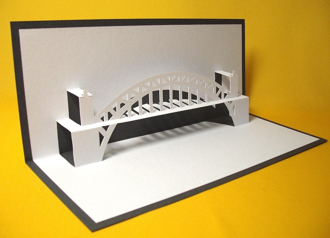 Sydney Harbour Bridge in Australia Pop Up Card