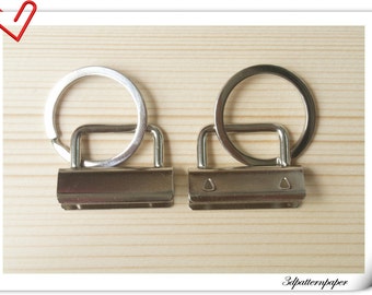 50 sets of Heavy duty Key fob hardware 1.25 inch (32mm) with kingchain hardware P69A