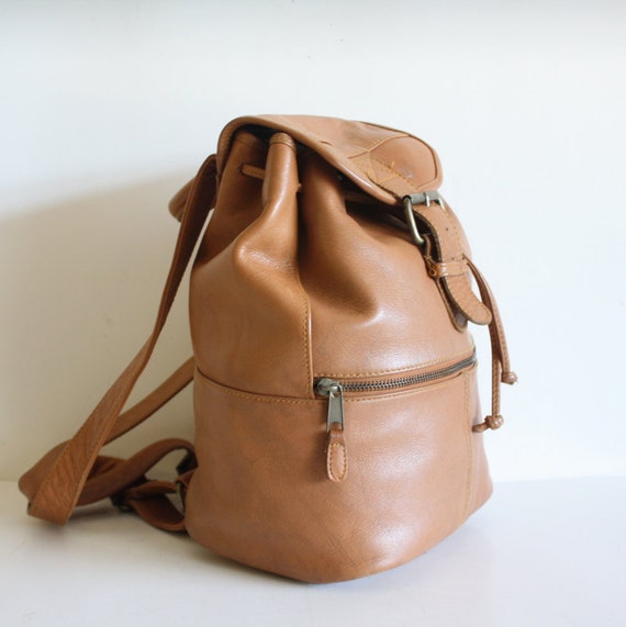 vintage marlboro miles leather backpack