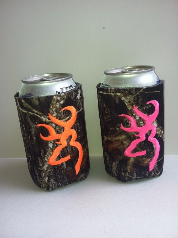 Camo Deerhead Koozie by bagandbaby on Etsy