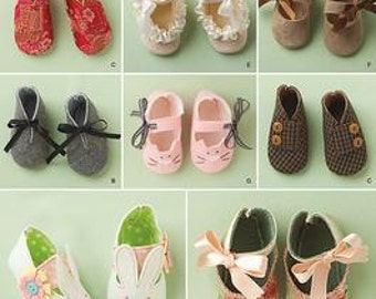 BABY SHOES PATTERN  Make Infant Bo y - Girl Shoes or Booties  8 ...