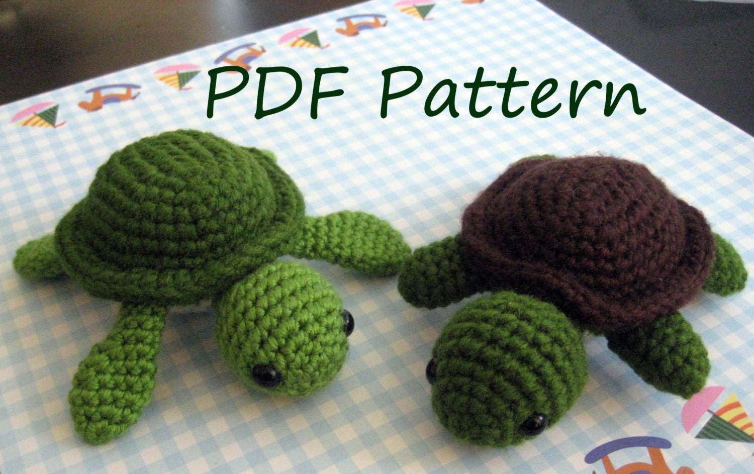 Free Printable Crochet Turtle Pattern