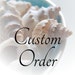 custom order for the Brides Hope Chest: Etsy Banner set beach shells