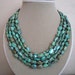 SPECIAL RESERVE for C: Aspen -- Arizona Turquoise Multi-Strand necklace