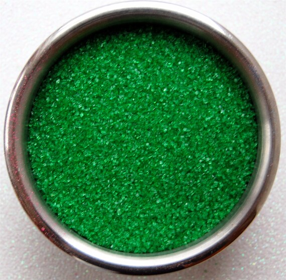 Emerald Green Sanding Sugar 4 ounces by CupcakeSocial on Etsy