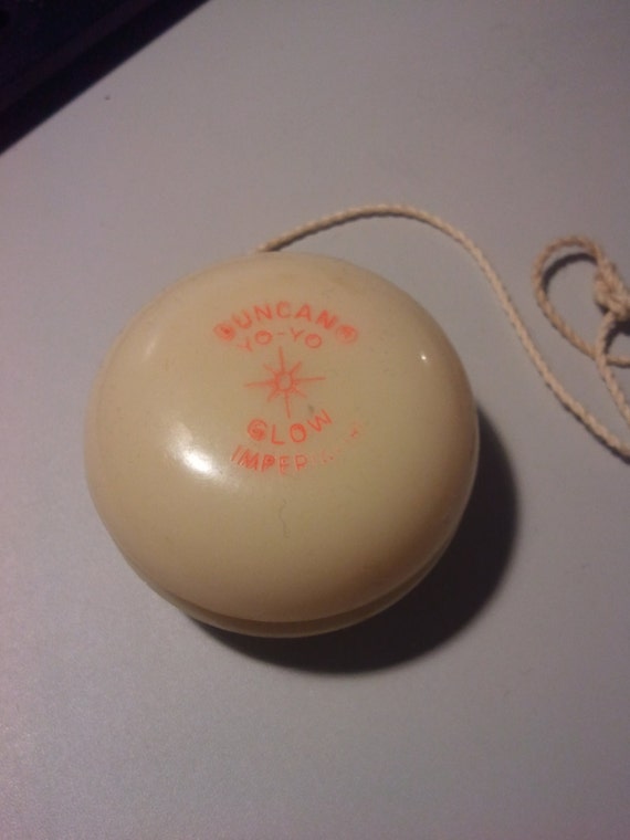 original duncan yoyo yo-yo glow in the dark 70s by BrightCloset