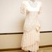 50% Off SALE Vintage 1980s Pink Lace Susan Roselli Dress