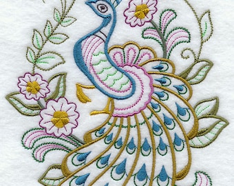 TEXAS MOCKINGBIRD & BLUEBONNET Medley Machine Embroidery