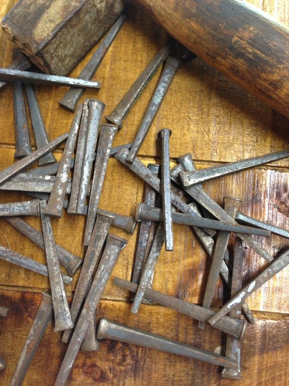 45 Antique Square Nails