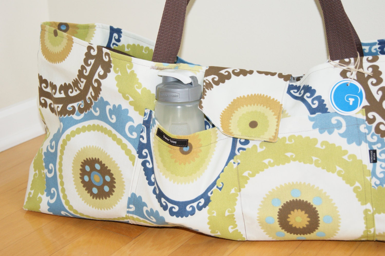 XLarge Yoga Bag with Quilted lining Made to Order.