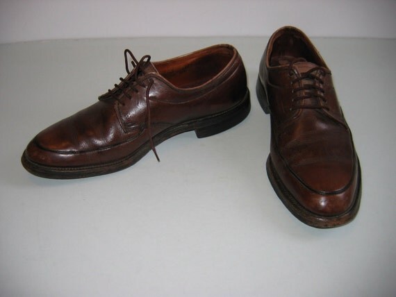 Roblee Dress SHOES Vintage 1970. BROWN Men's size by thegroove