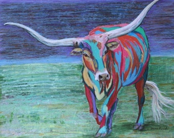 Cactus Jack lll the Texas Longhorn Steer