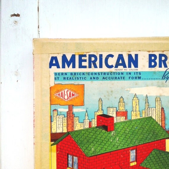 1941 american bricks by halsam building set